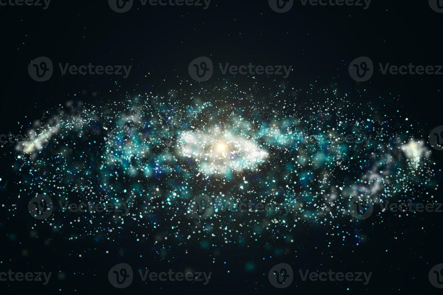 3d rendering, the magnificent spiral nebula. The universe background. photo