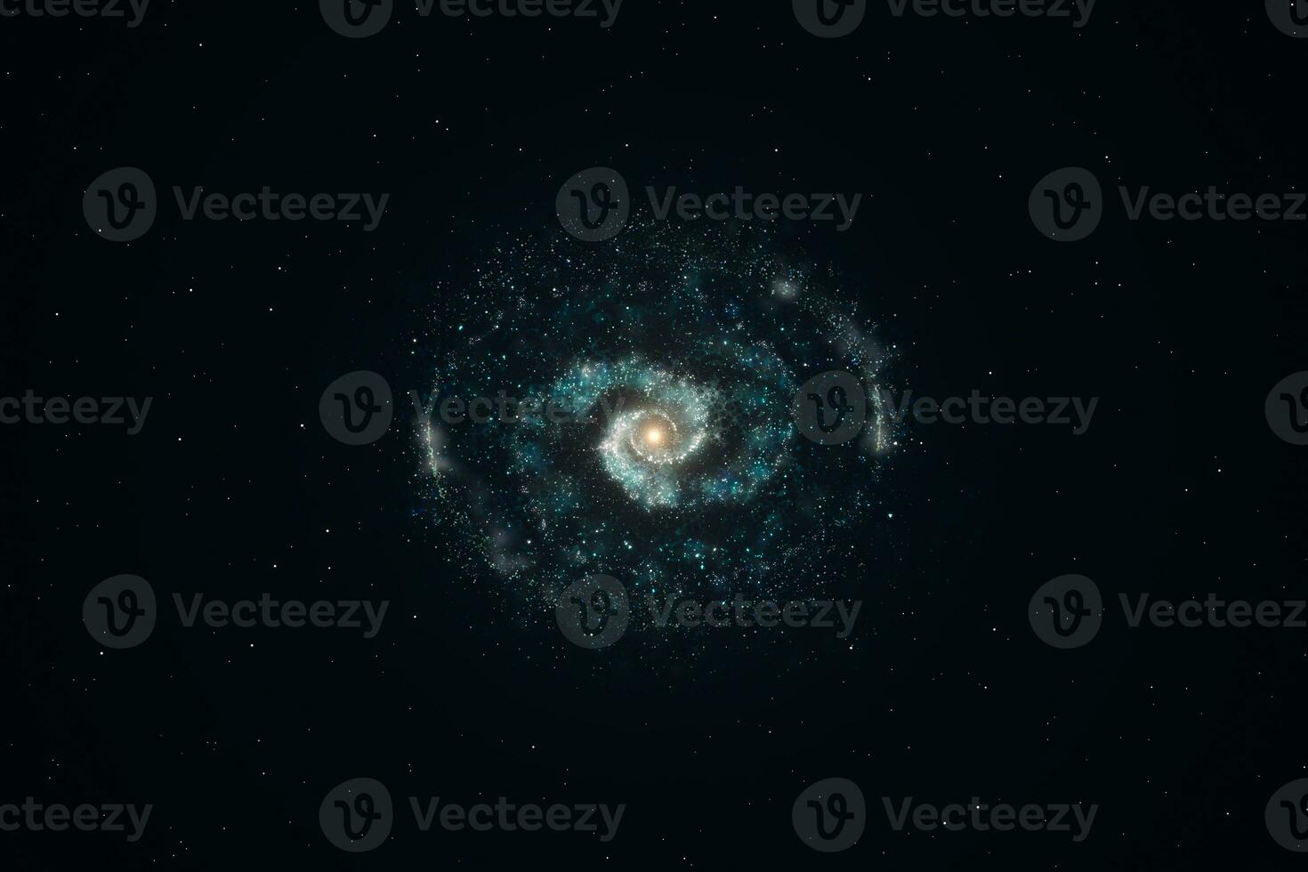 3d rendering, the magnificent spiral nebula. The universe background. photo