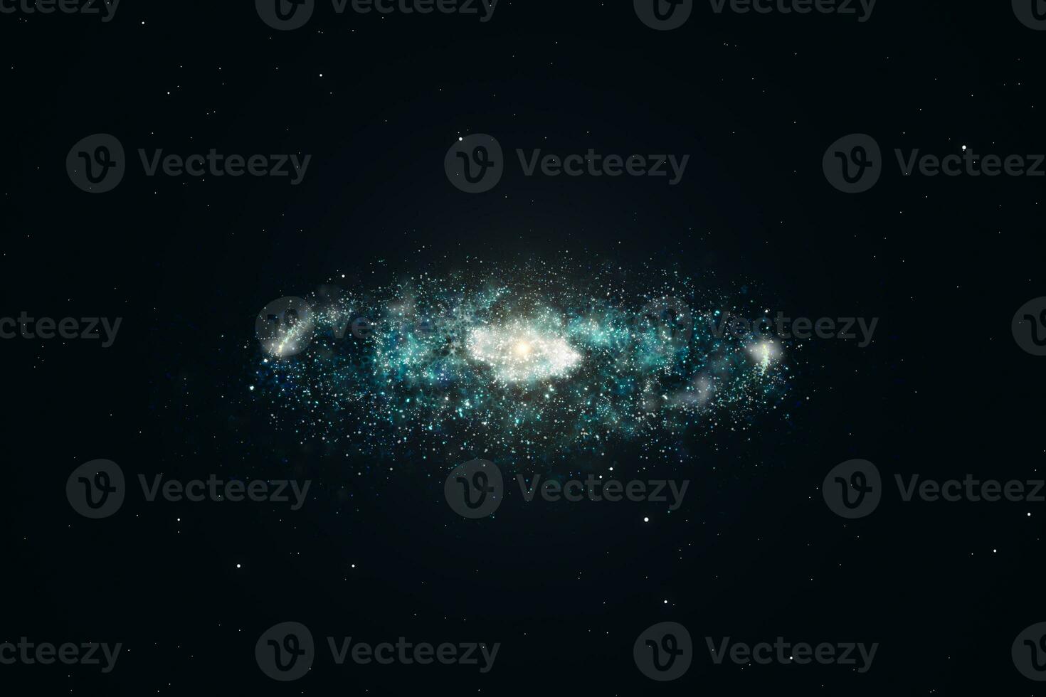 3d rendering, the magnificent spiral nebula. The universe background. photo