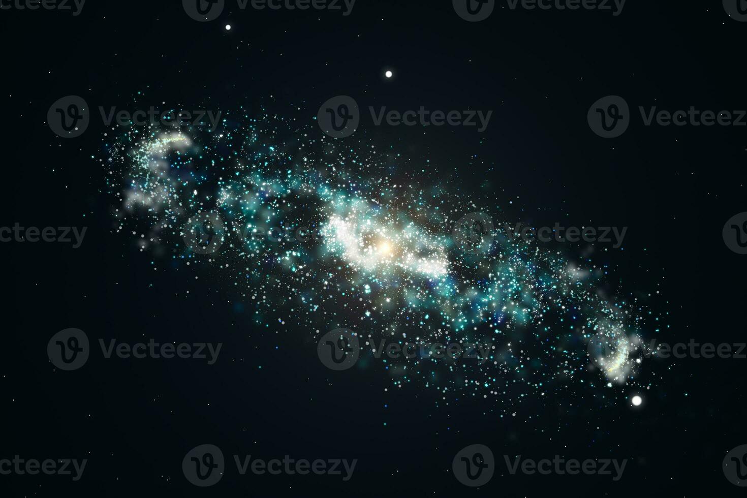 3d rendering, the magnificent spiral nebula. The universe background. photo