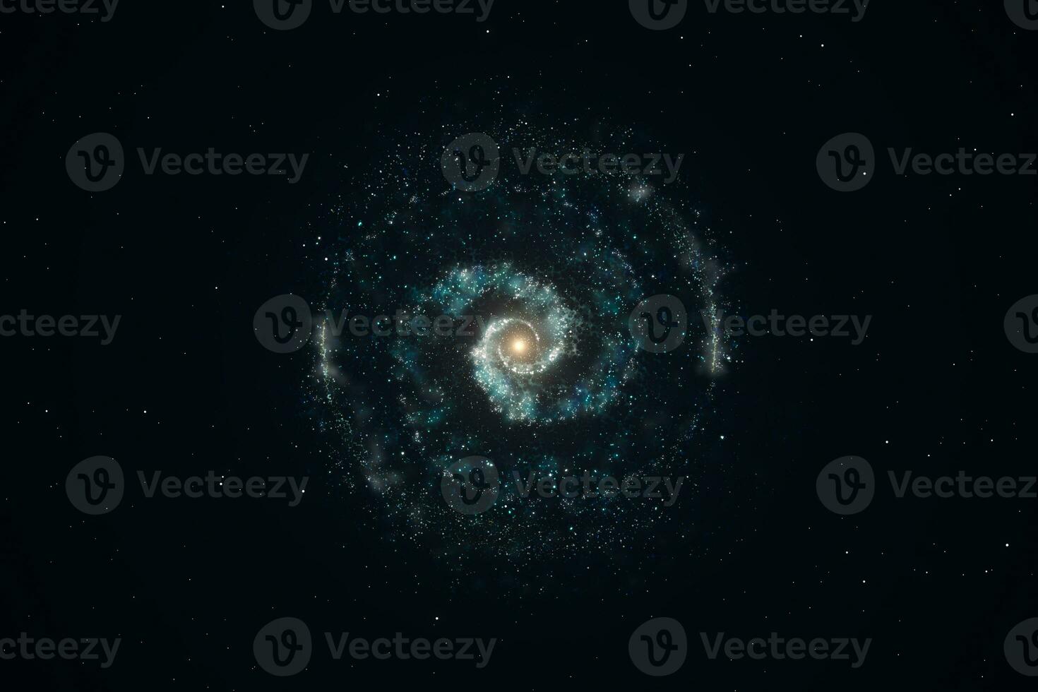 3d rendering, the magnificent spiral nebula. The universe background. photo