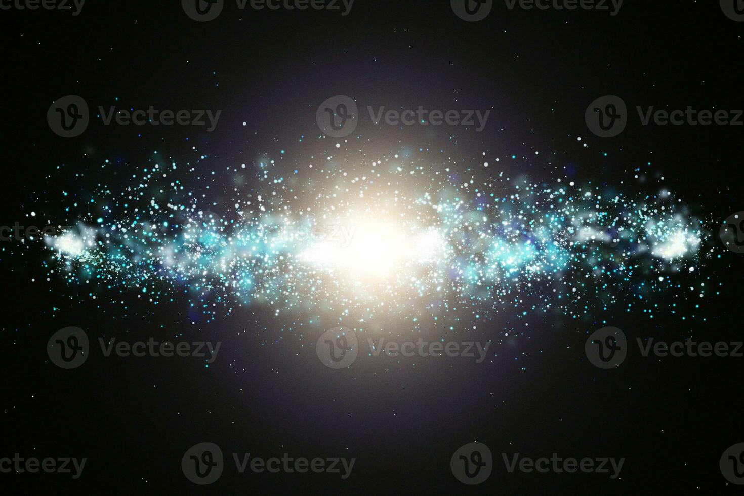 3d rendering, the magnificent spiral nebula. The universe background. photo