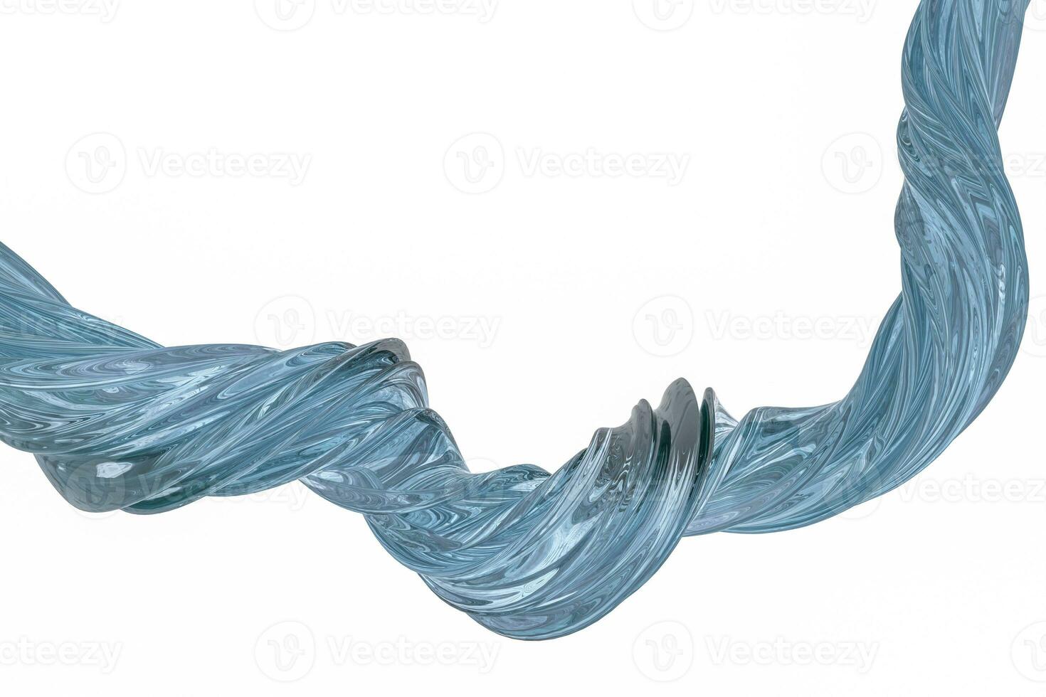3d rendering, colorful transparent silk photo
