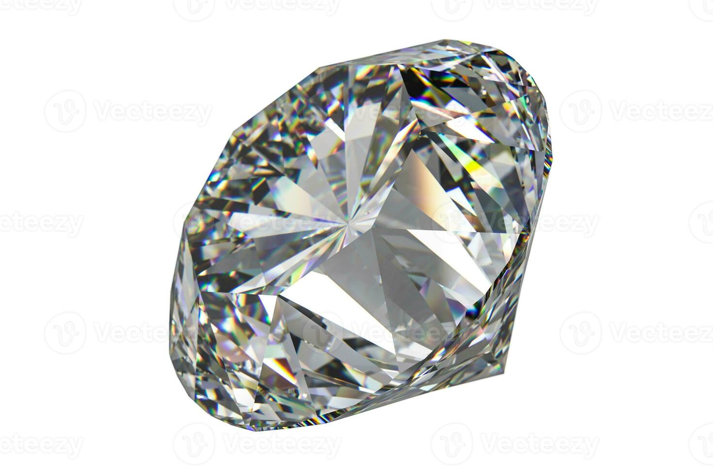 luxury diamond gem, 3d rendering photo