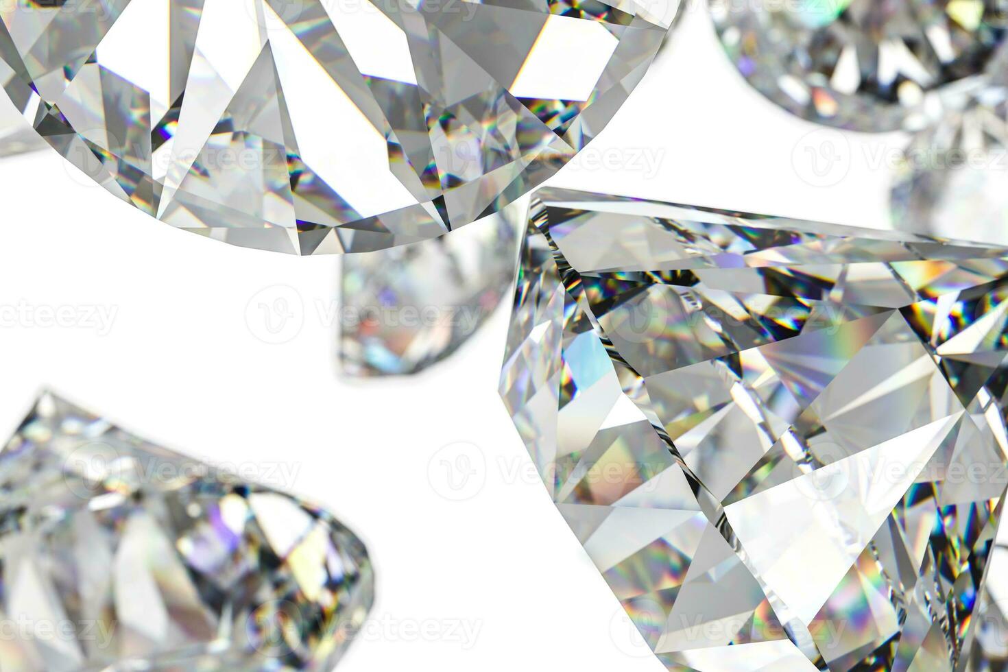 luxury diamond gem, 3d rendering photo