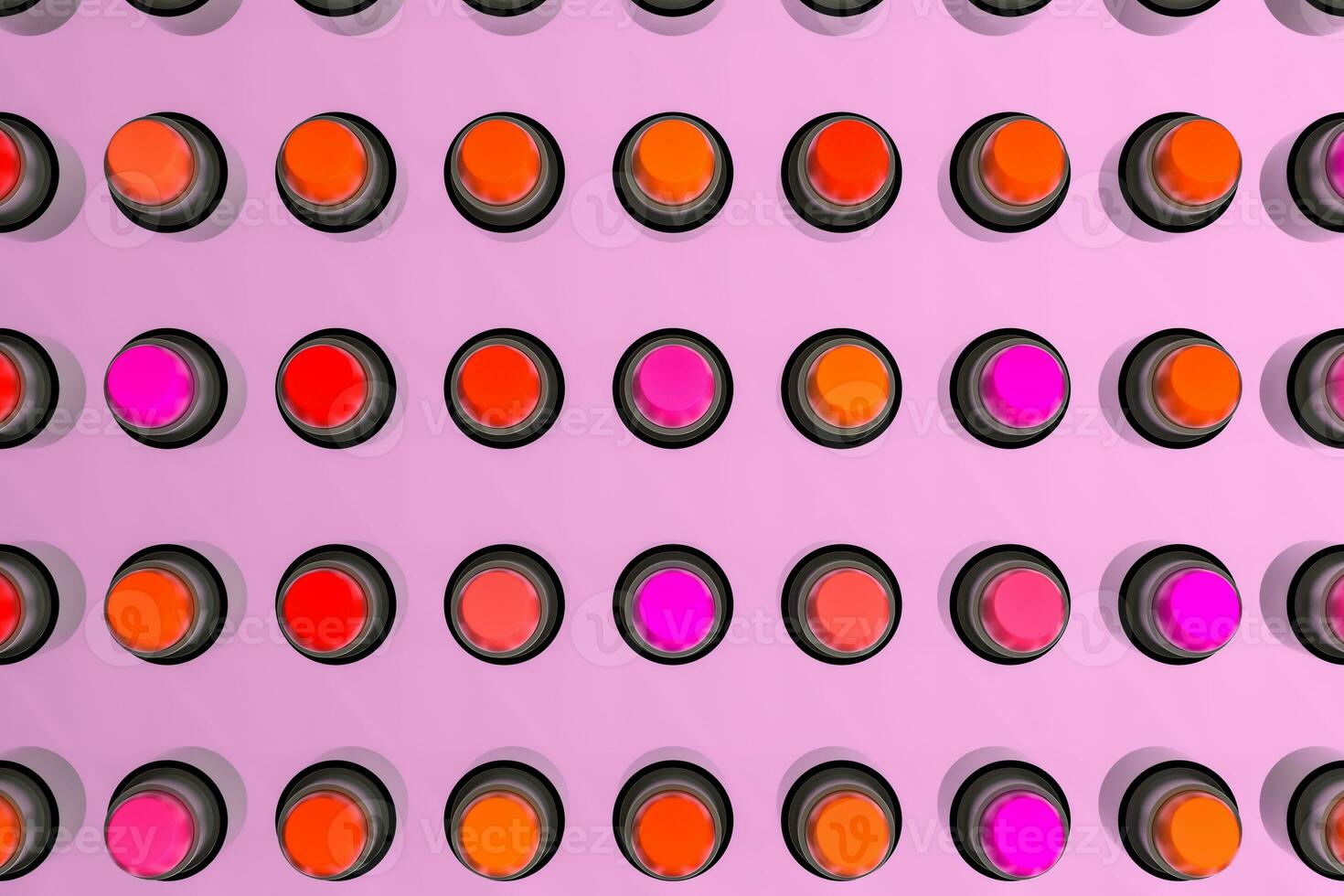 Lipstick with light color background, product photography, 3d rendering. photo