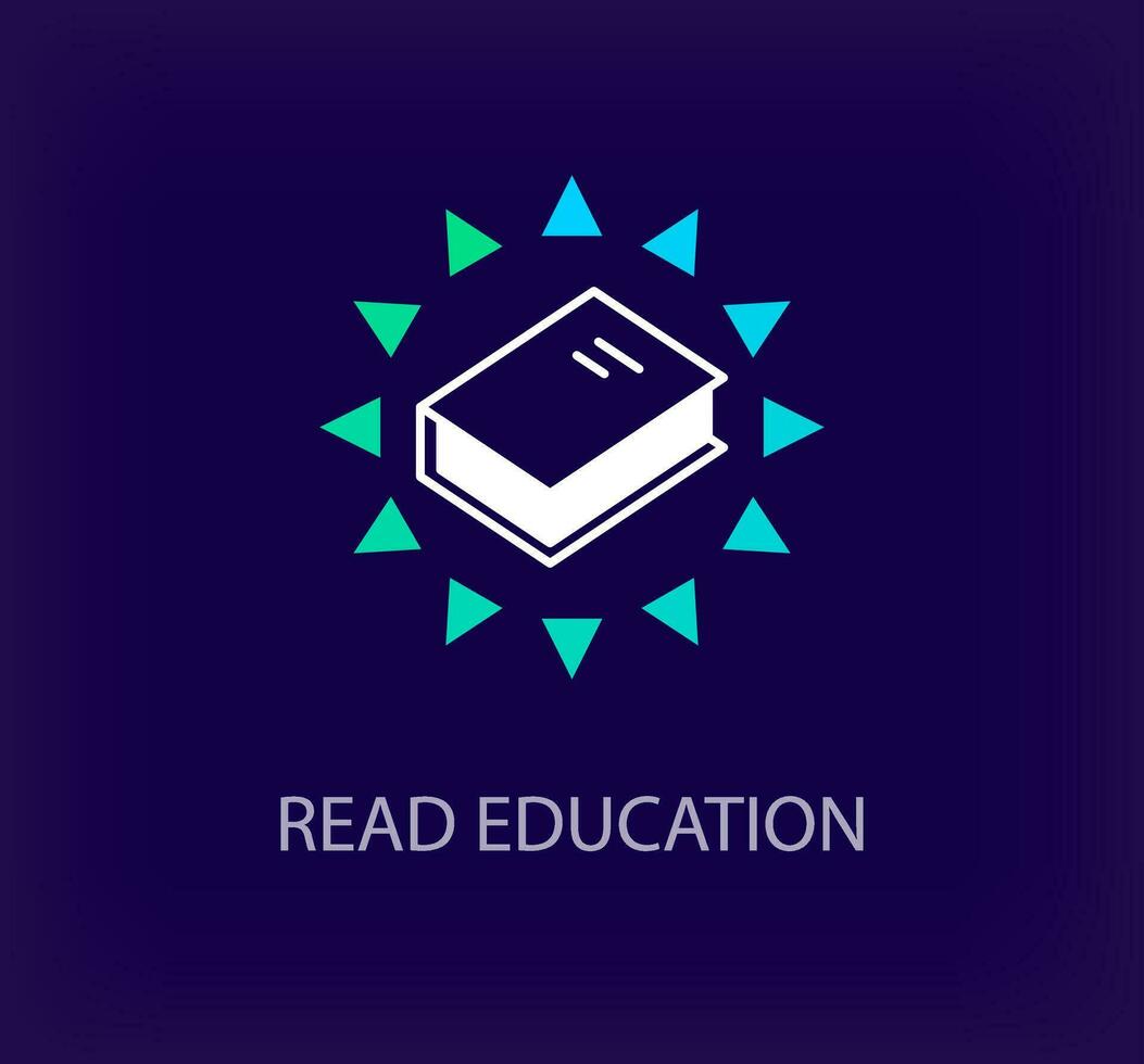 Creative education book design. Unique color transitions. Unique education schools corporate design template. vector