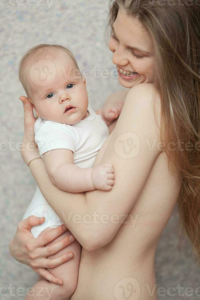 A three month baby photo
