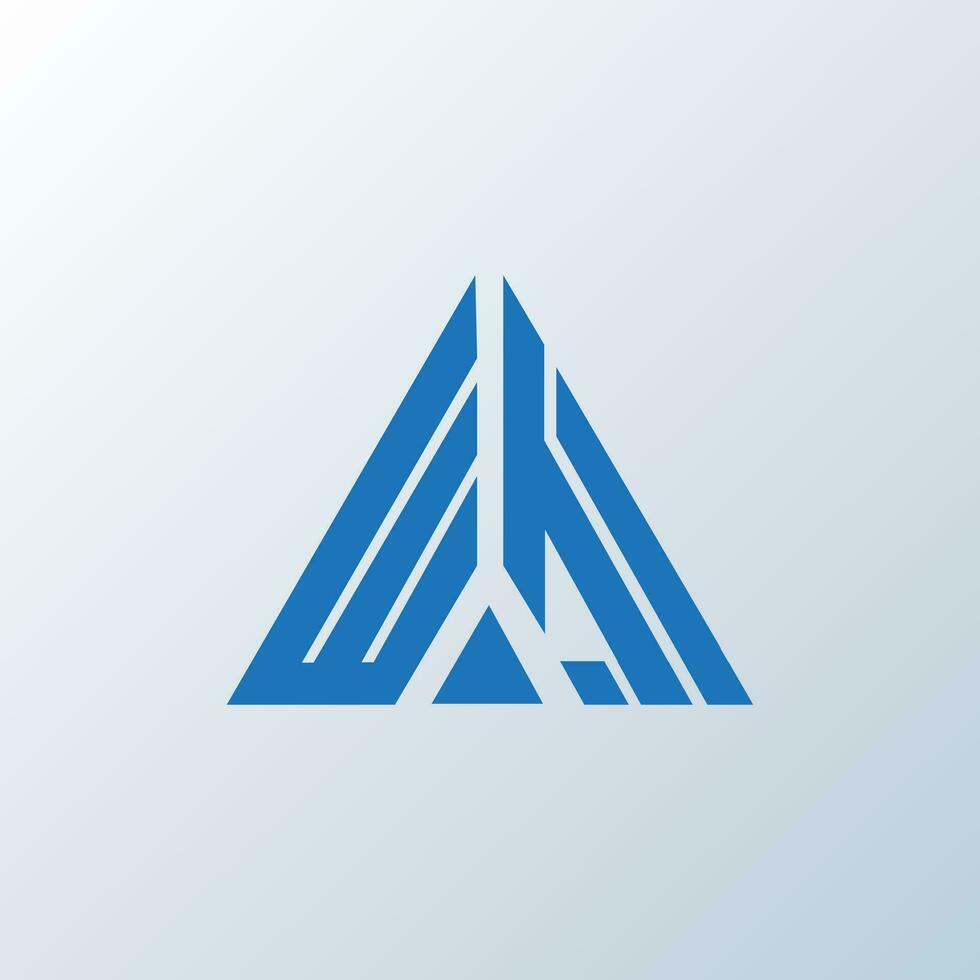 WT letter logo creative design. WT unique design. vector