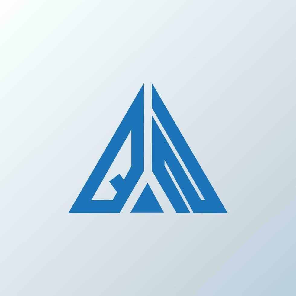 QN letter logo creative design. QN unique design. vector