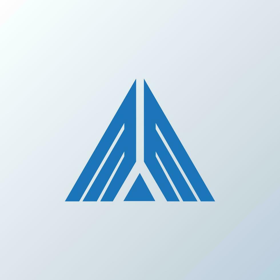 MM letter logo creative design. MM unique design. vector