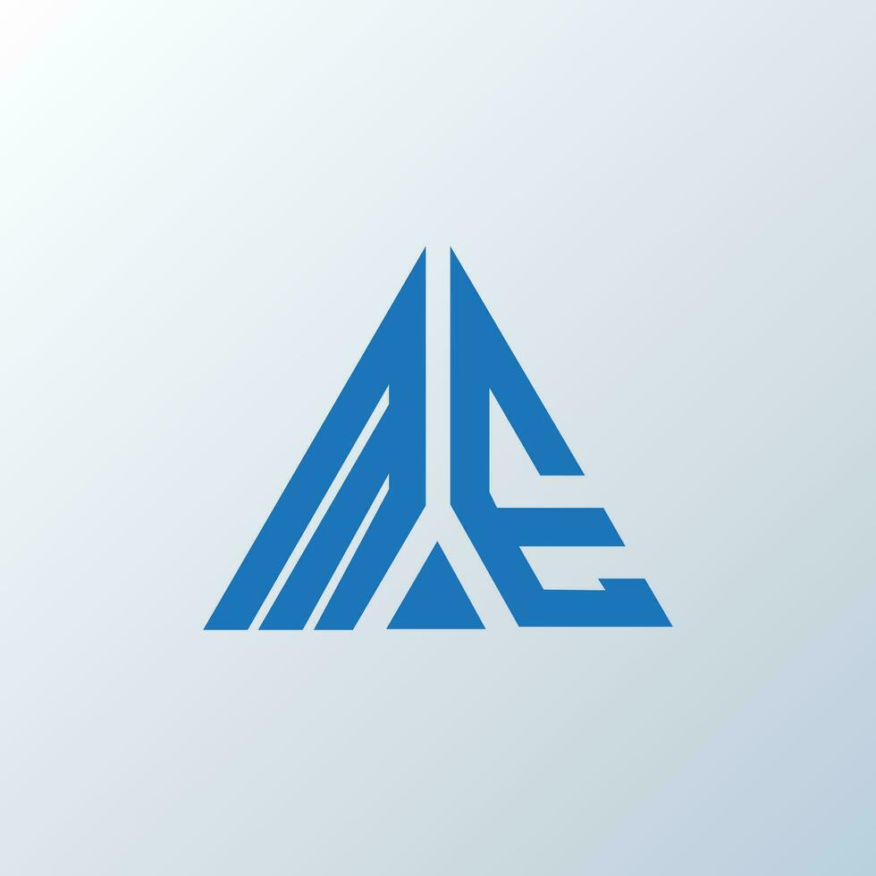 ME letter logo creative design. ME unique design. vector