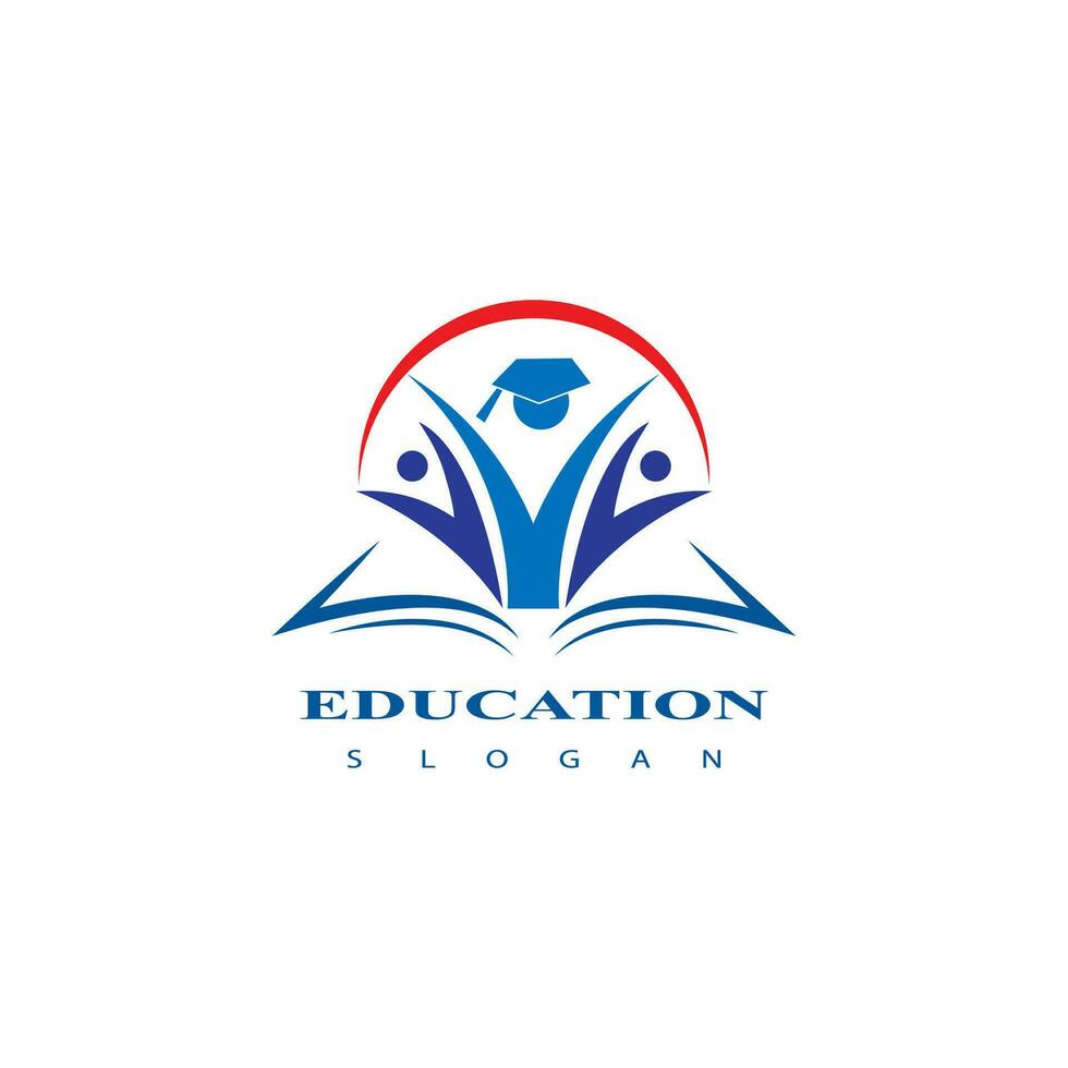 Education logo design vector template