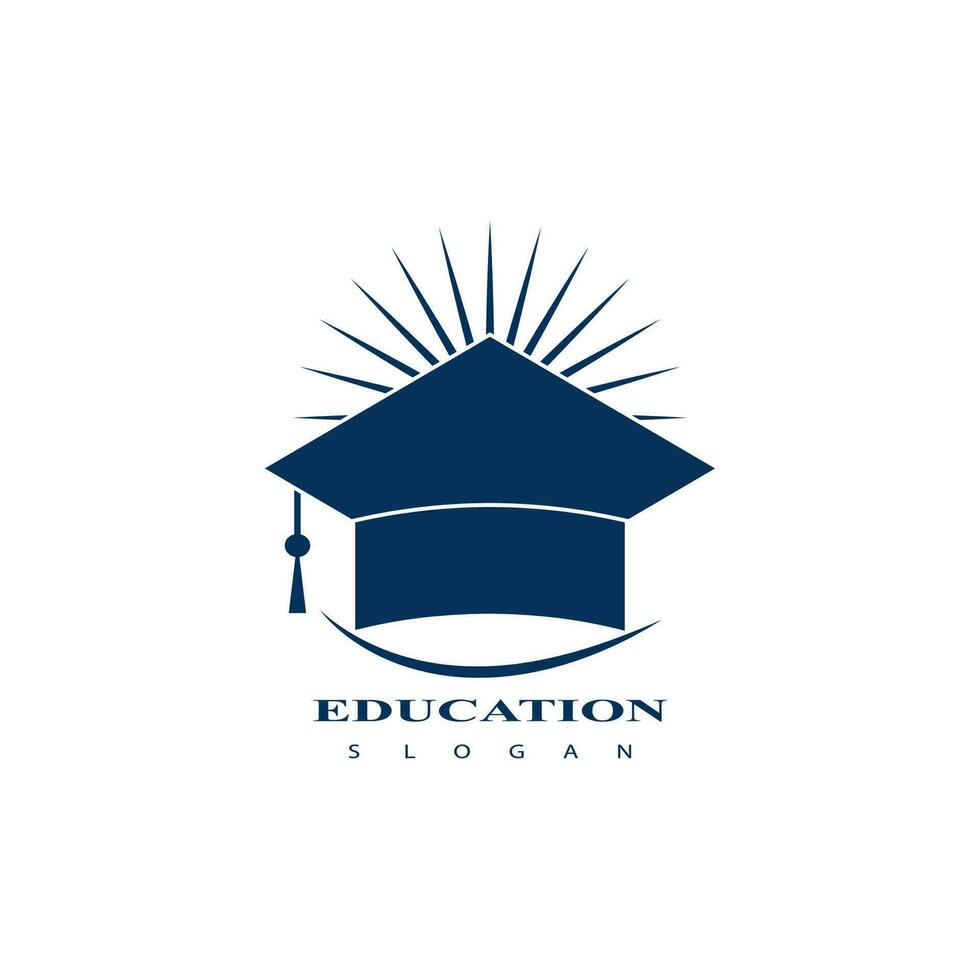 Education logo design vector template