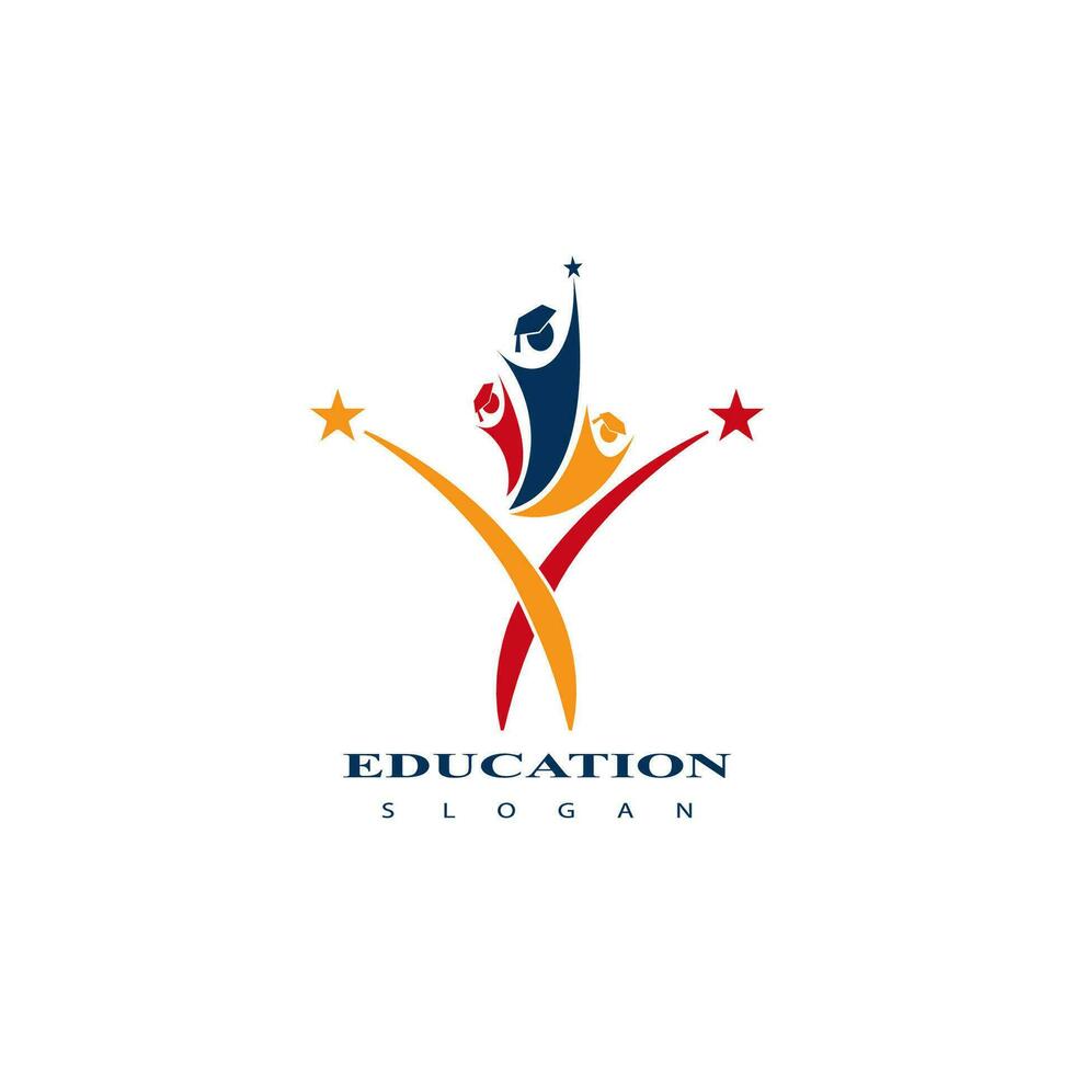 Education logo design vector template