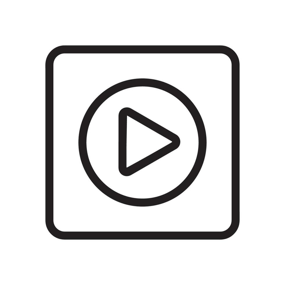 vídeo transmisión icono vector diseño ilustración