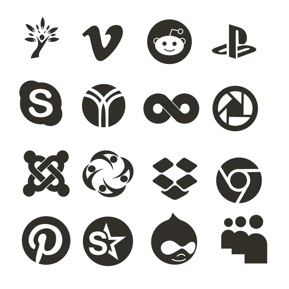 15 popular icon vector