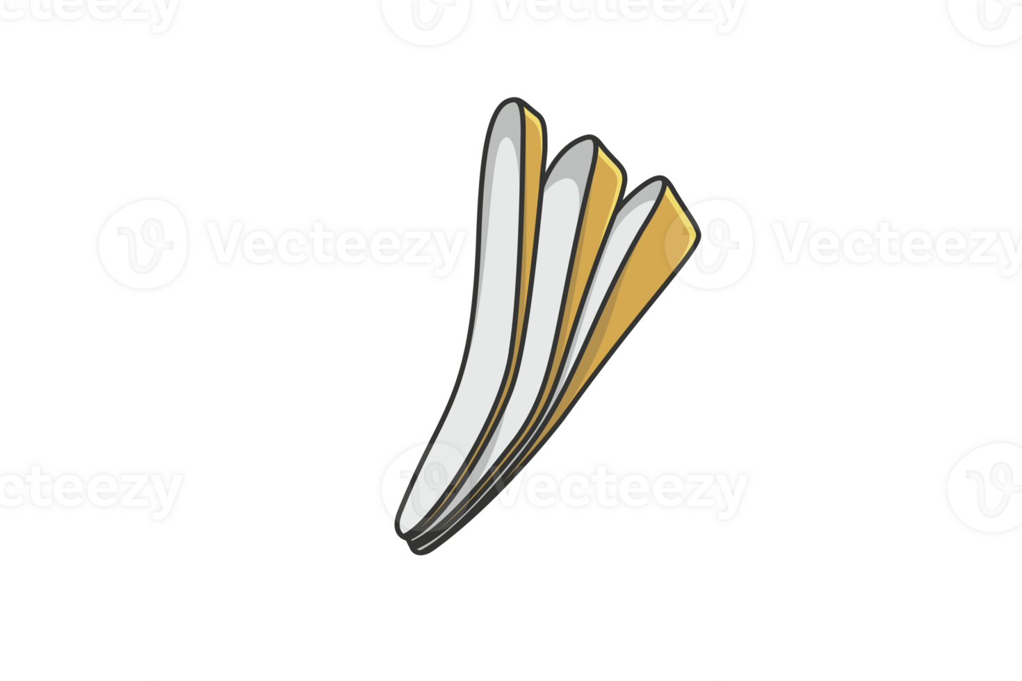 Comfortable Orthotics Shoe Insole Front View vector illustration. png