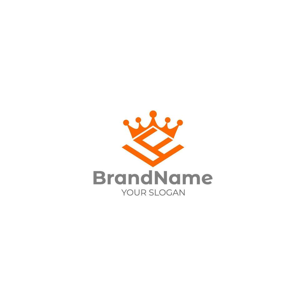 LE King Logo Design Vector