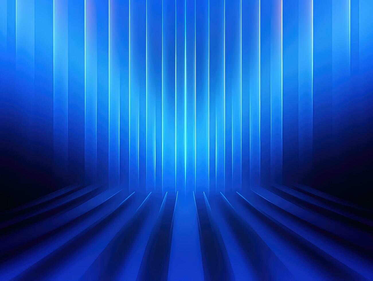 Abstract background of glowing blue design photo