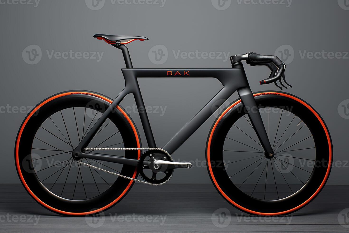 Sleek, minimalist bicycle design with modern features, perfect for urban commuting and eco-friendly transportation. AI Generative photo