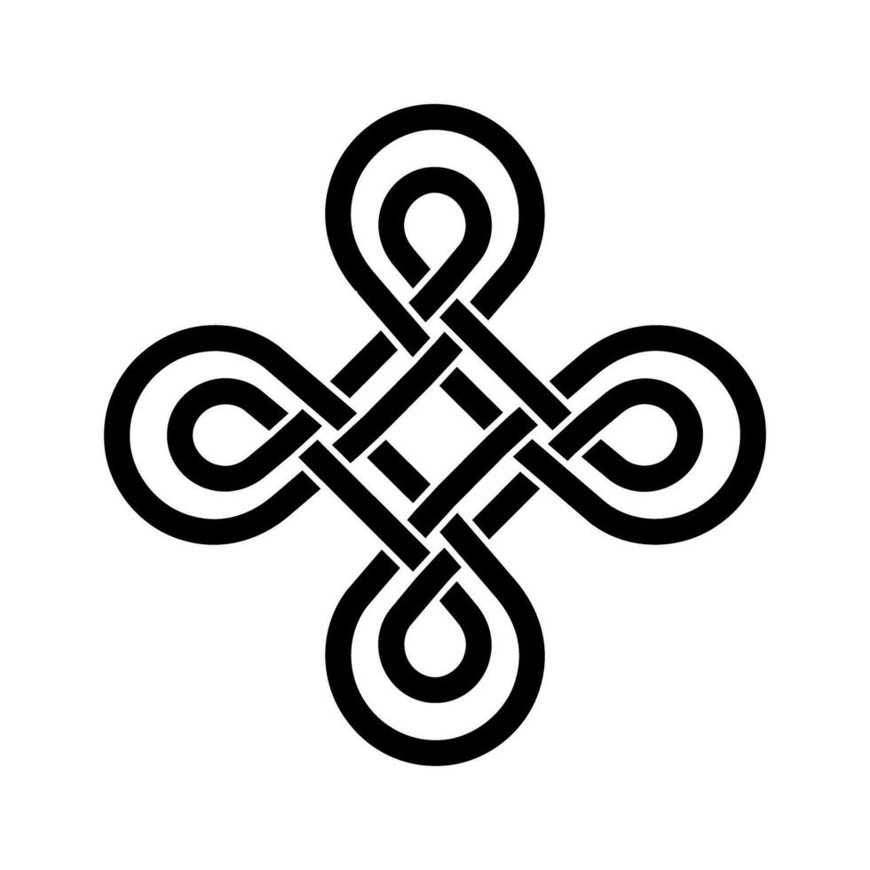 Celtic Knots icon vector. Celtic signs illustration symbol. Celtic drawings symbol or logo. vector