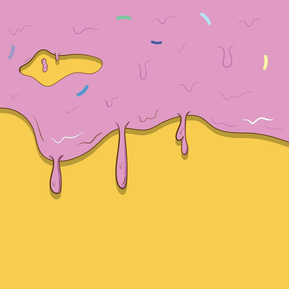 Vector Cartoon of a Melting, illustration