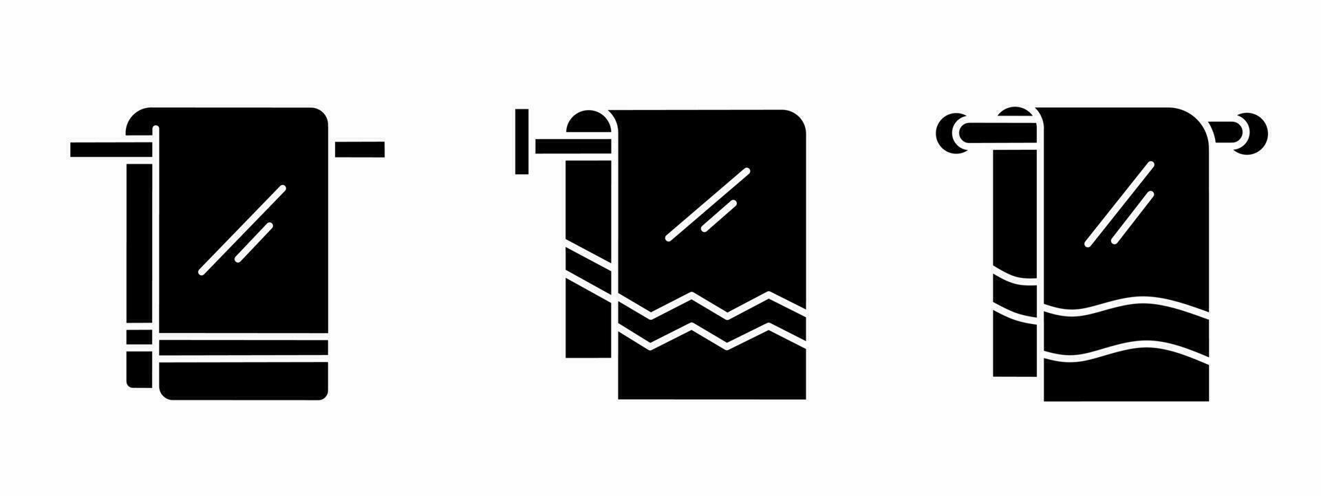 Towel icon illustration. Stock vector. vector