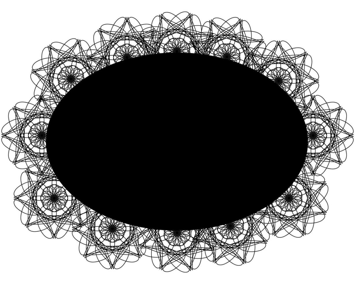 vintage backing frame with lace 27894763 Vector Art at Vecteezy