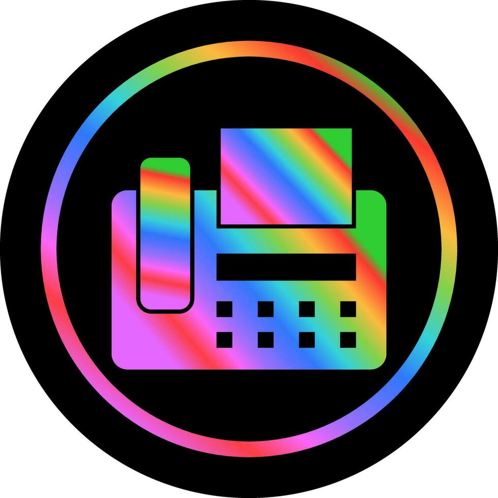 Fax Machine Vector Icon