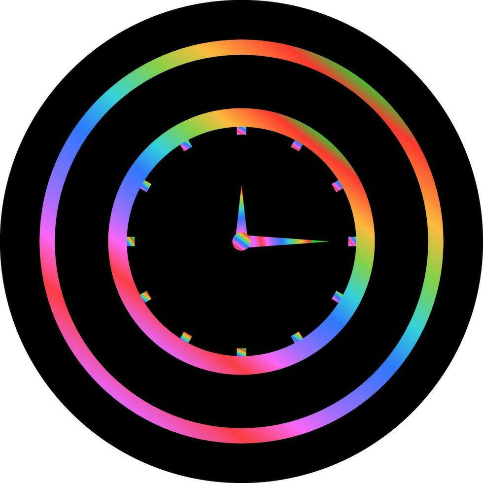 icono de vector de reloj