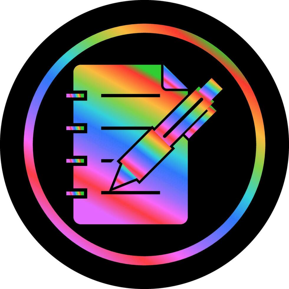 Business Note Vector Icon