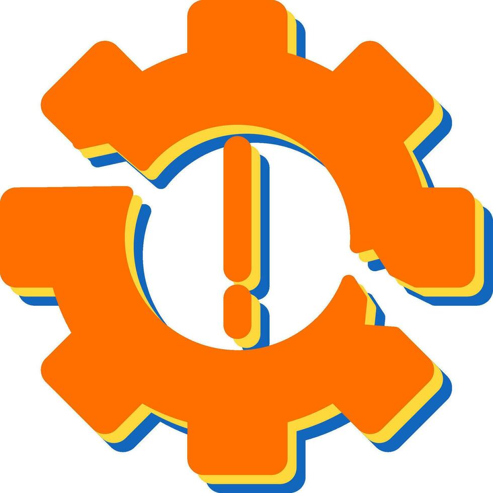 Operational Breakdown Vector Icon