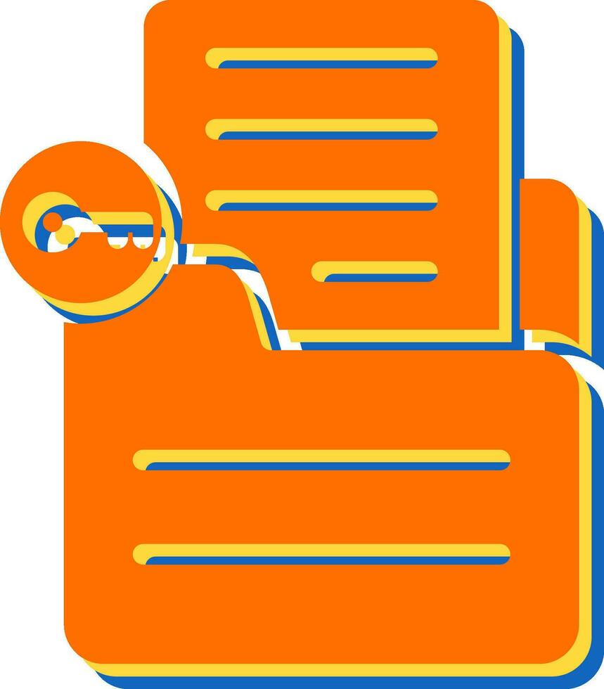 Document Unlock Vector Icon