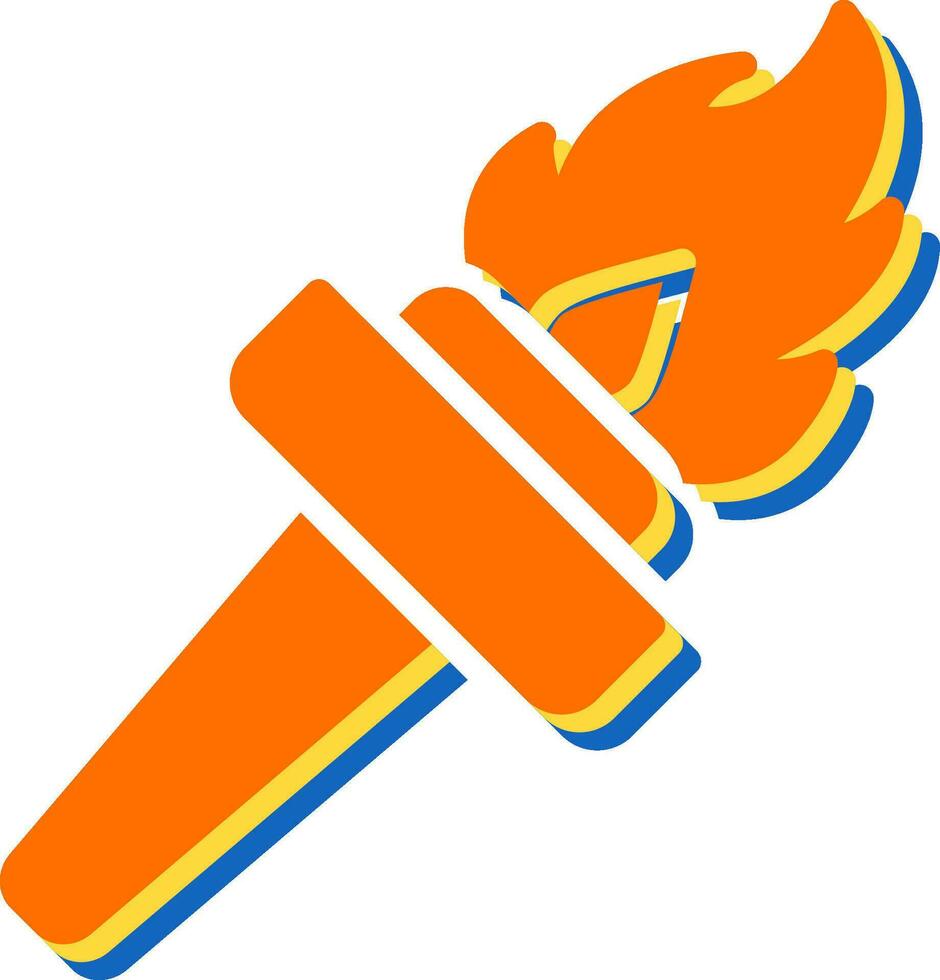 Torch Vector Icon