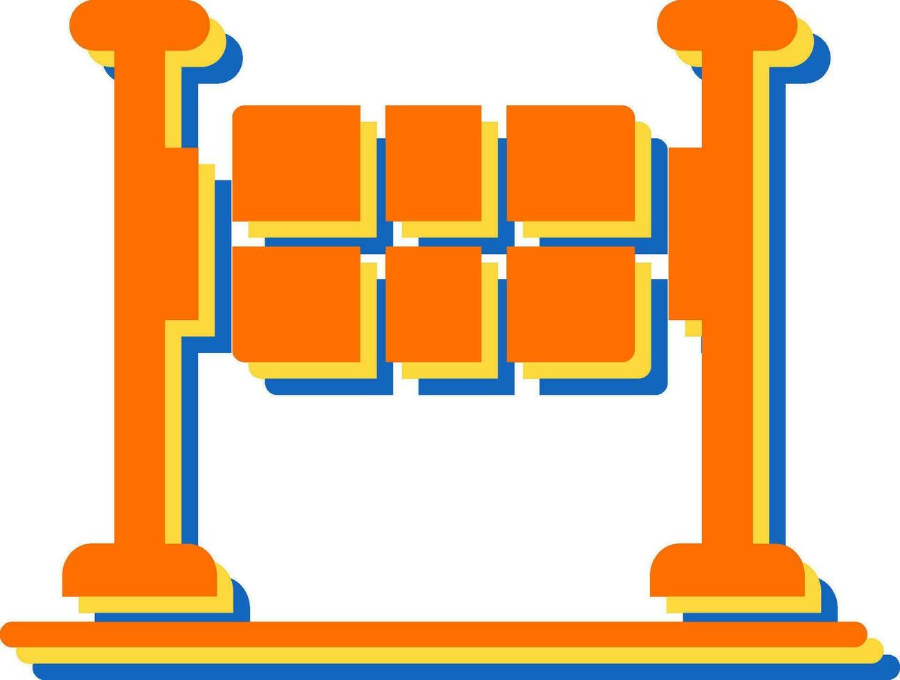Finish Line Vector Icon