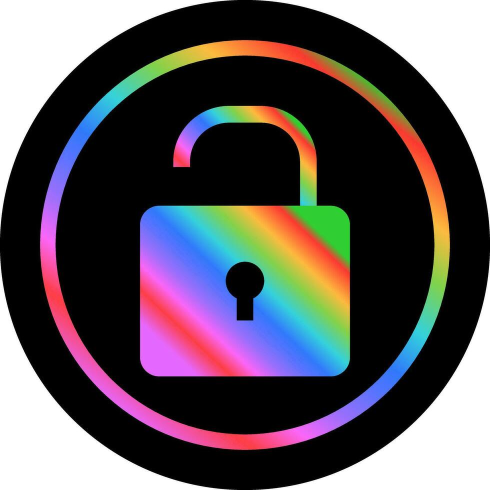 Open Lock Vector Icon