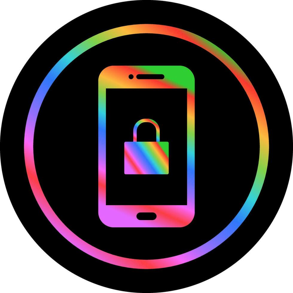 Locked Phone Vector Icon
