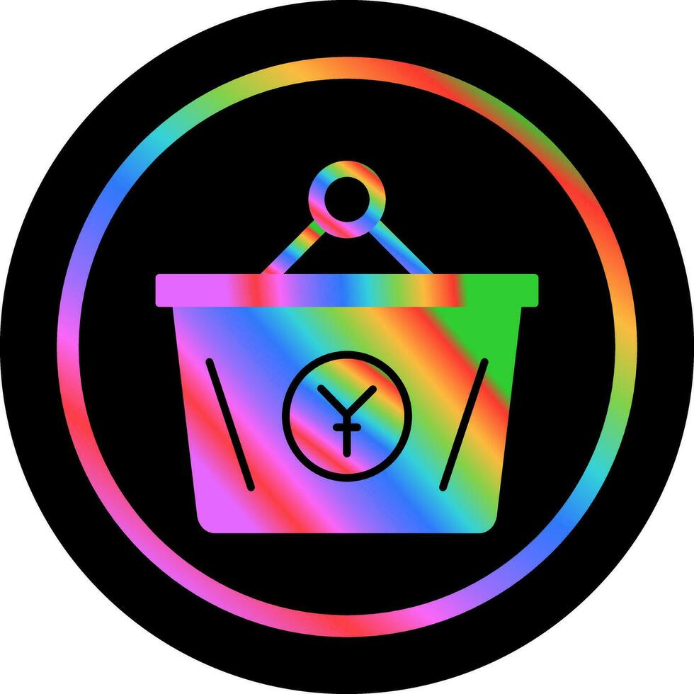 Yen Basket Vector Icon