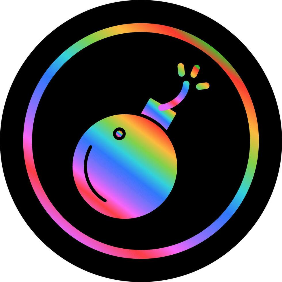 Exploding Cannon Ball Vector Icon