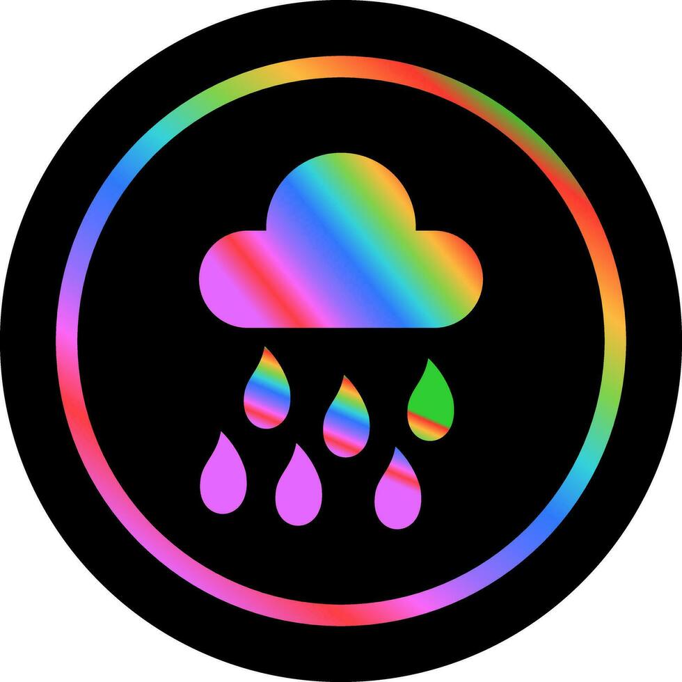 Raining Vector Icon