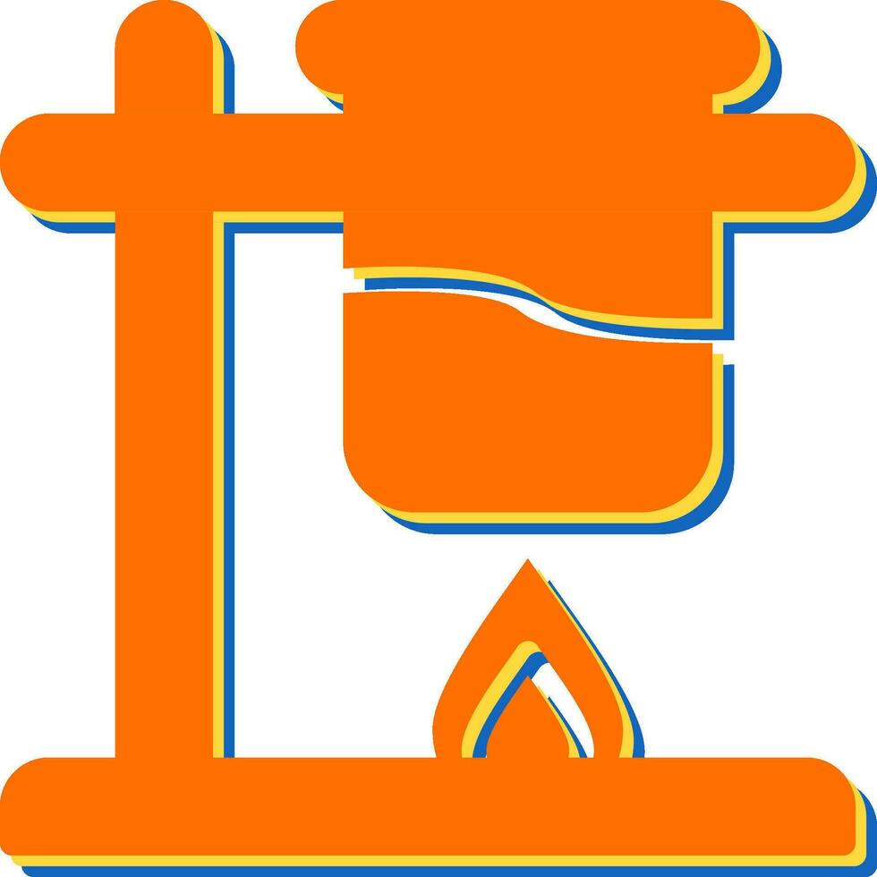 Bunsen Burner Vector Icon