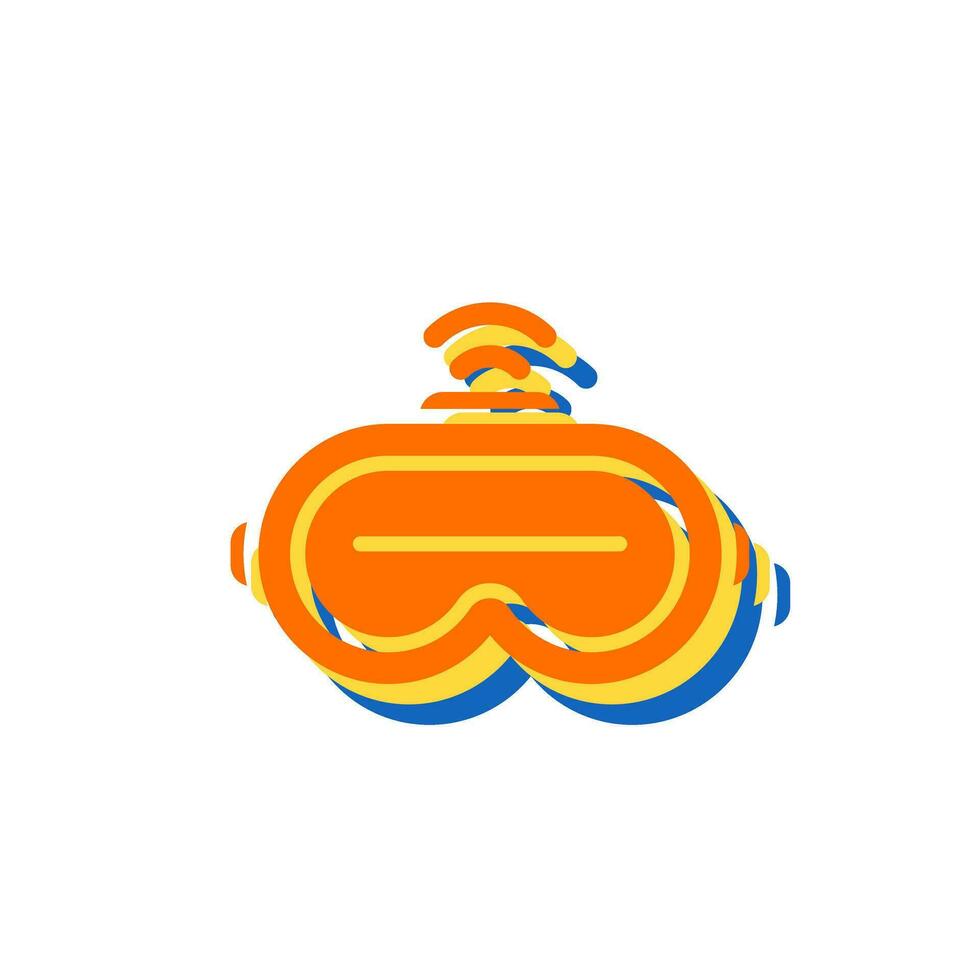 Augmented Reality Headset Vector Icon