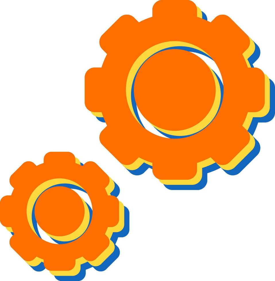 Gears Vector Icon