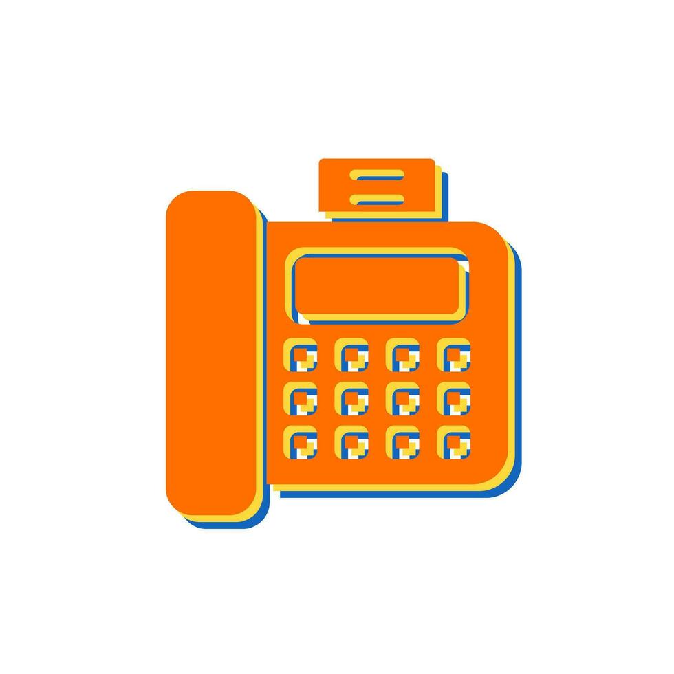 Fax Machine Vector Icon