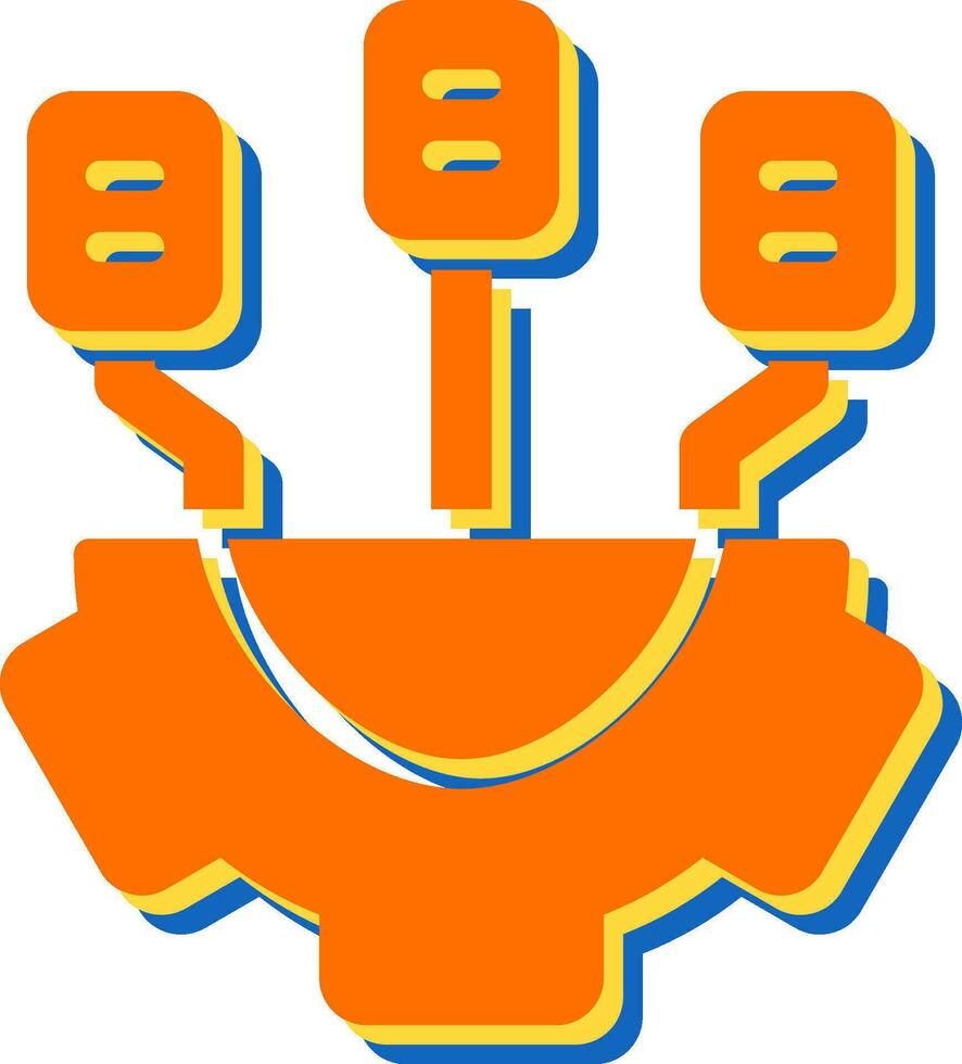 Infrastructure as a Service Vector Icon