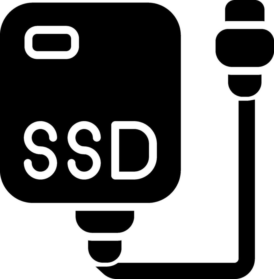 External SSD Vector Icon