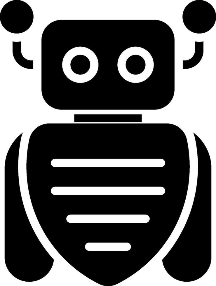 Robot Assistant Vector Icon