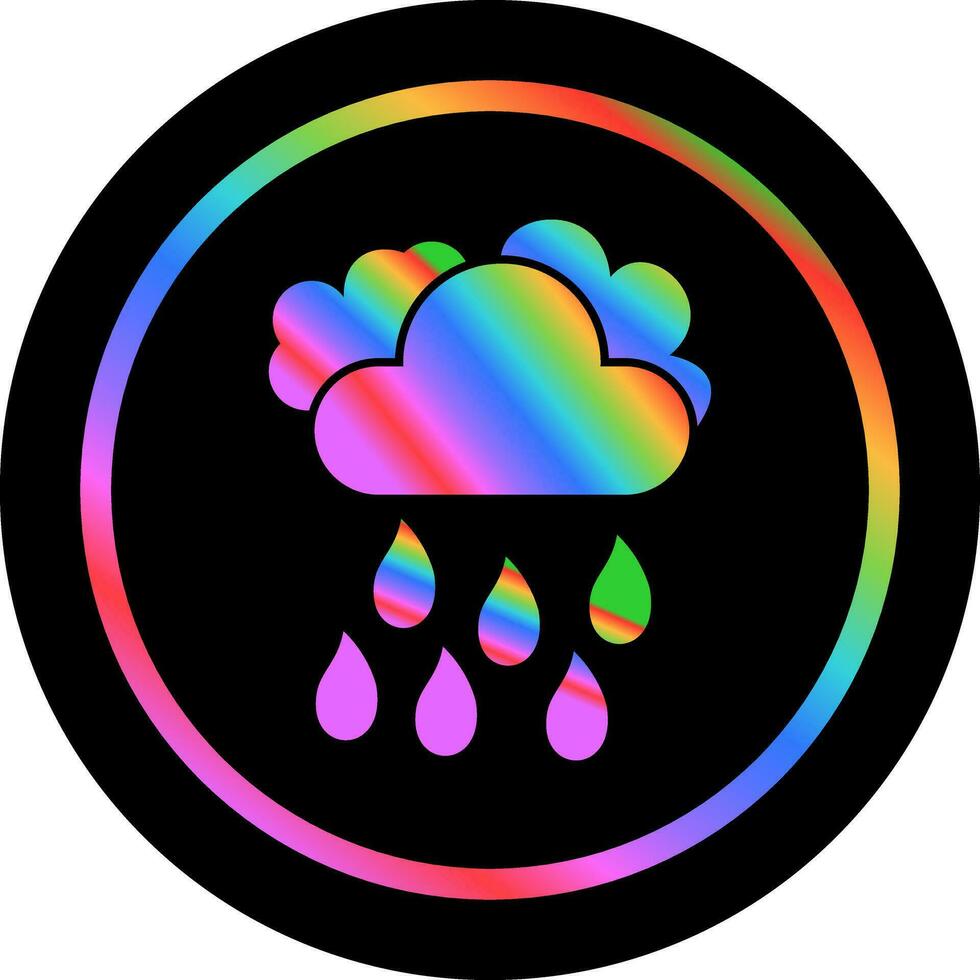 Light Rain Vector Icon