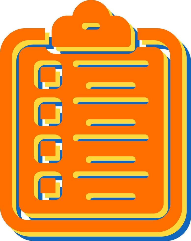 Clipboard Checklist Vector Icon